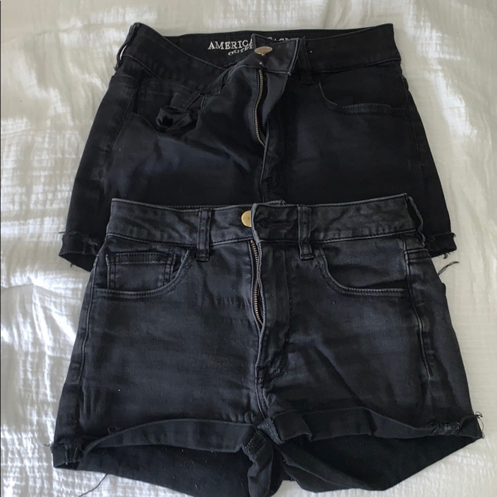 American Eagle Black Shorts